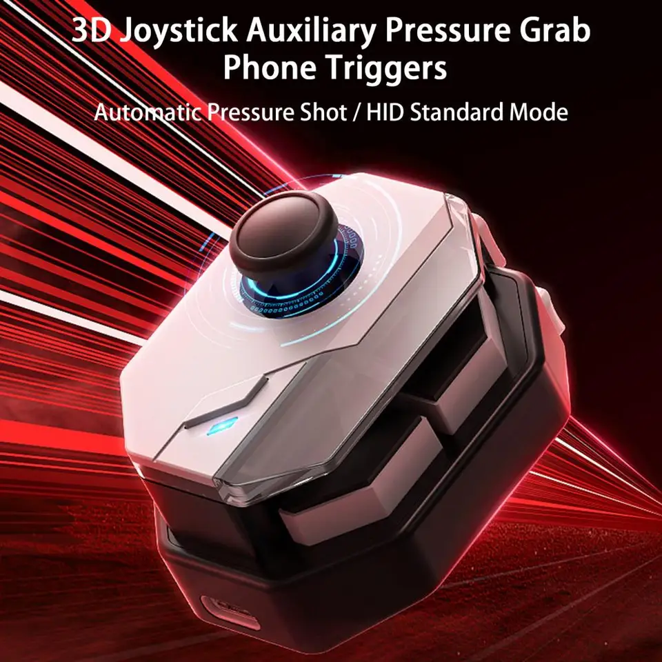 Magic MB02 Mobile Game Joystick HID Model MFI GamePad pre Android a IOS Controller Ruck Typ-C/USB/Bluetooth Connection 2023