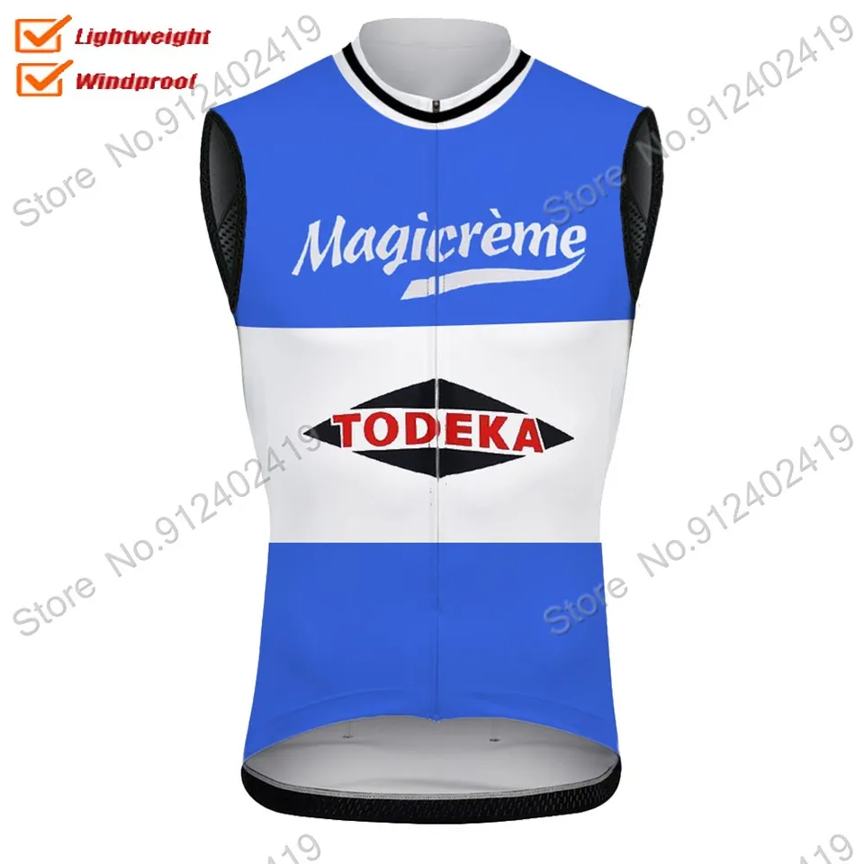 MagicReme 2023 Cyklovacia vesta Lightweight 1972 Belgický tím Wind Vest Road Cycling bez rukávov MTB maillot ropa ciclismo