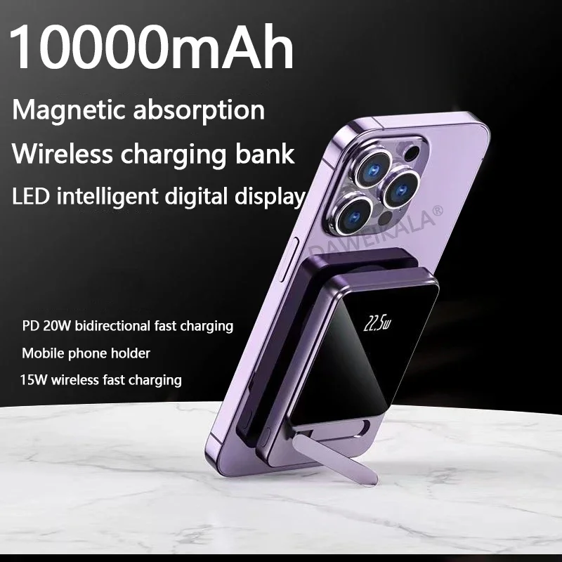 Magnetic Power Bank 10000 mAh 22,5 W bezdrôtový telefón nabíjačku Externá batéria Rýchle nabíjanie pre iPhone 14 13 12 11 Series Series PowerBank