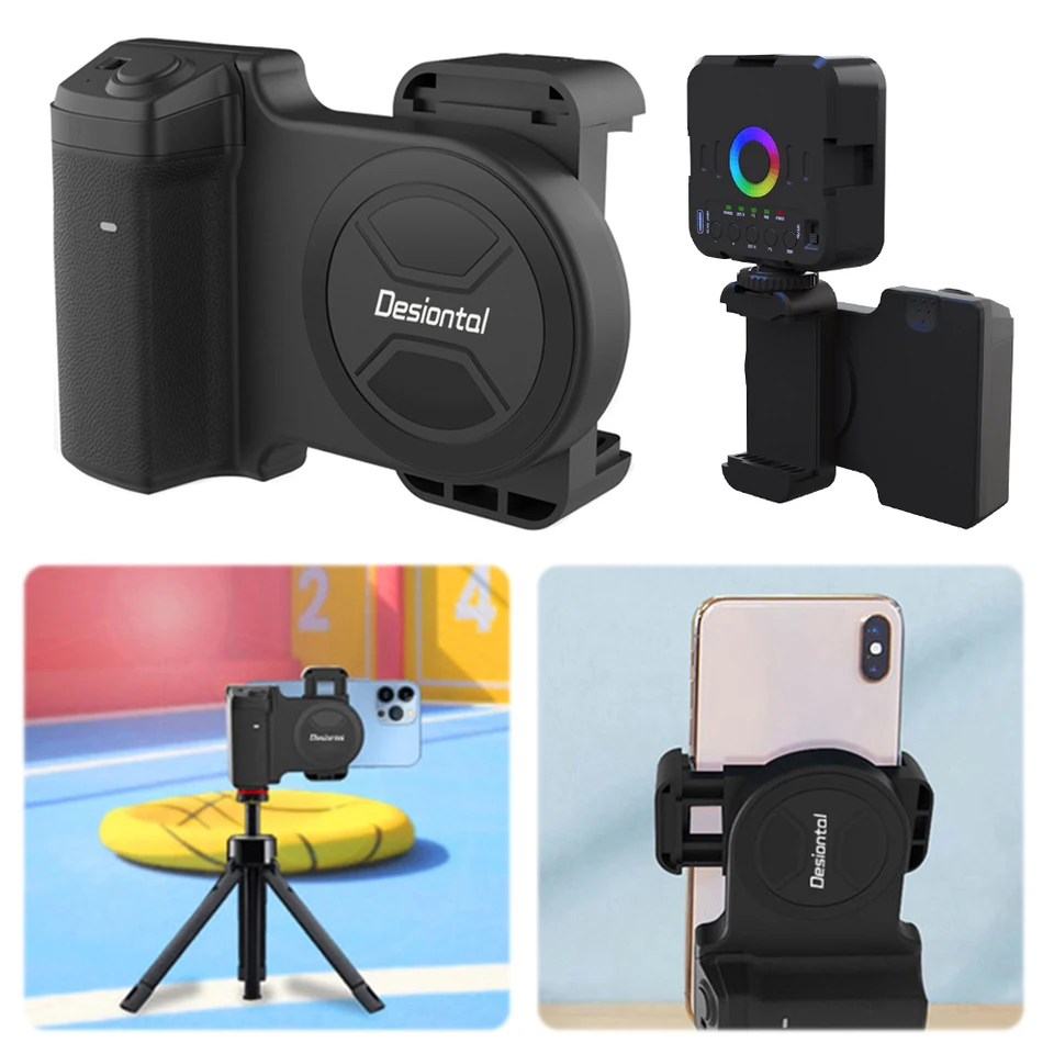 Magnetic SnapGrip Phone Ručne držiak Smart Bluetooth Remote Mobile Phone Anti-Shake Selfie Zariadenie Desktop Phone Tarod Vlog