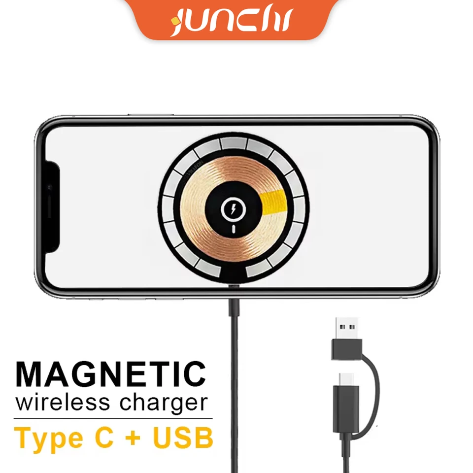 Magnetická bezdrôtová nabíjačka stojan pre iPhone 16 15 14 13 12 Pro Max
