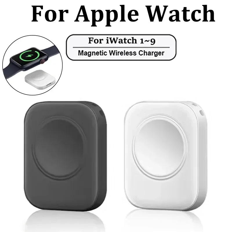 Magnetická bezdrôtová rýchla nabíjačka pre Apple Watch Series 9 8 7 6 5 SE Typ C Blesk prevod nabíjačky pre IWATCH sériu 6 5 3 2 1