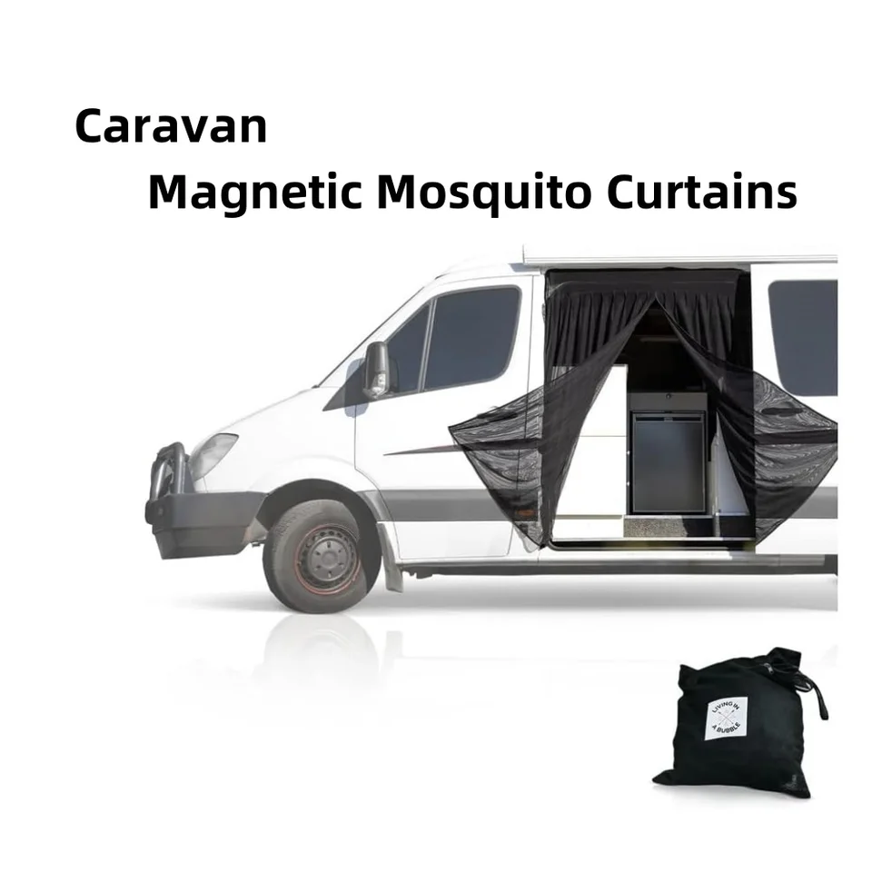 Magnetická sieť proti komárom pre Mercedes Sprinter Ford Standard Roof Transit High Roof Promaster Bočné dvere siete mosky