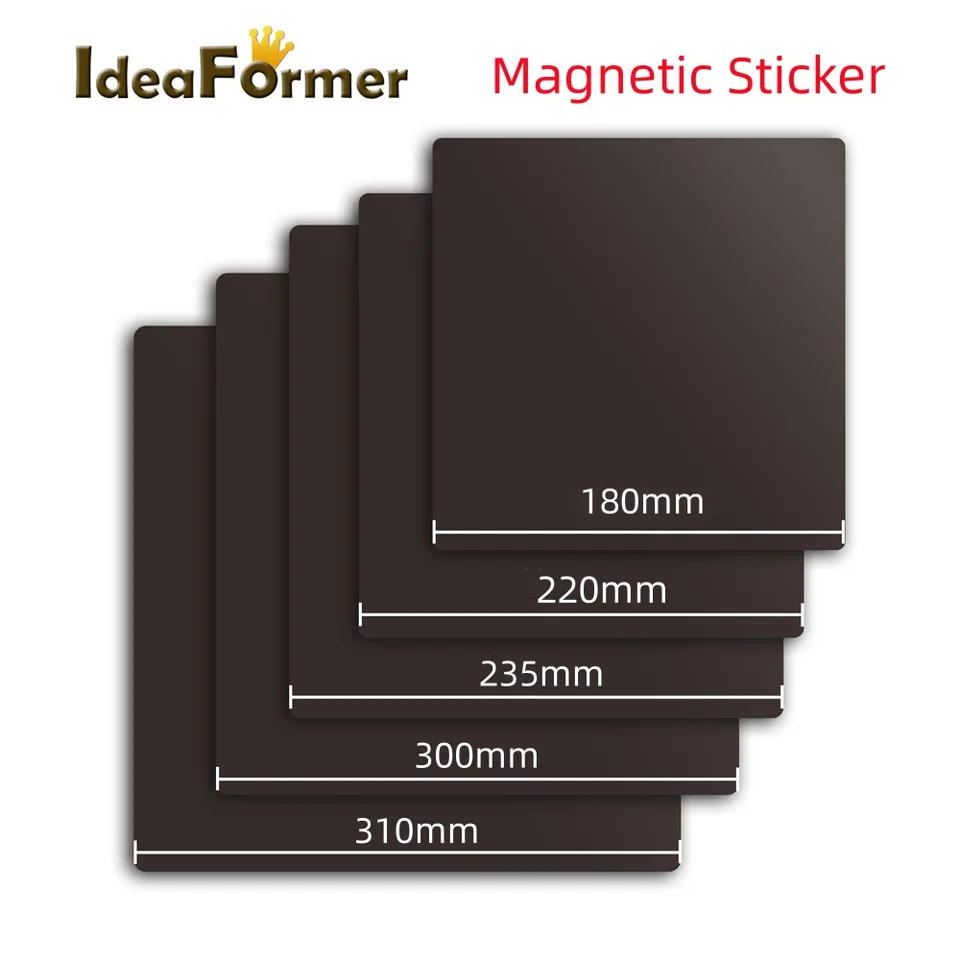 Magnetická základňa s 3M adhersive 350/310/300/235/220/180 mm slepka na zostavenie pásky pre dosku pre 3D tlačiarňu Bed Ender 3 Voron