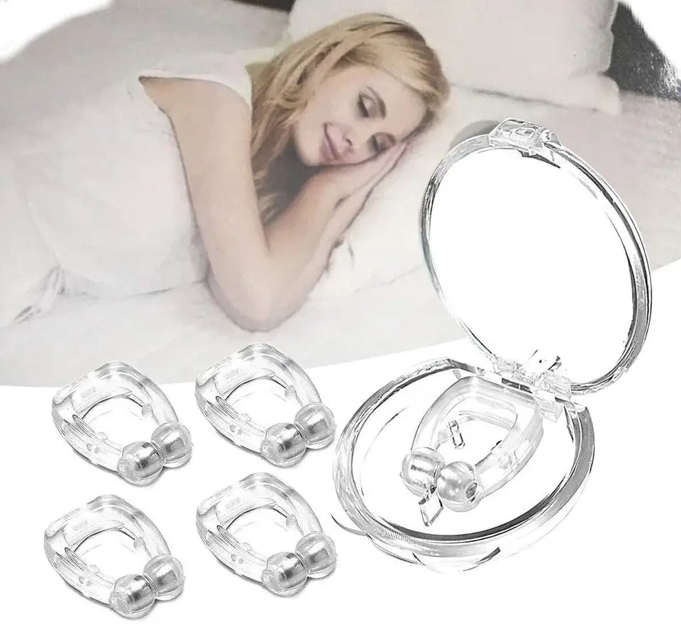 Magnetické anti -chrápanie prestaňte chrápanie nosa nosný klip Easy Breathe Zlepšiť pomoc pri spánku