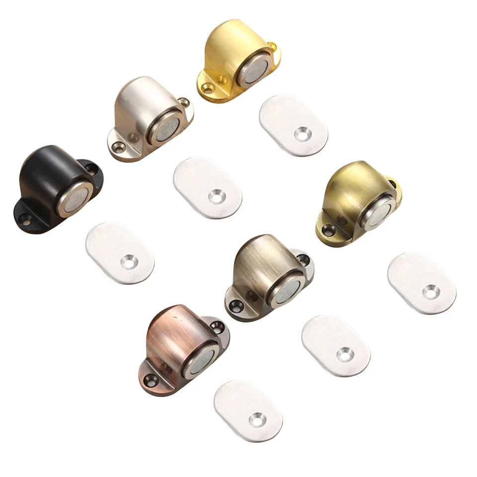 Magnetické dvere zliatiny s výkonným magnetickým úlovkom s namontovanými skrutkami bez brány brány na hardware s bránou stien.