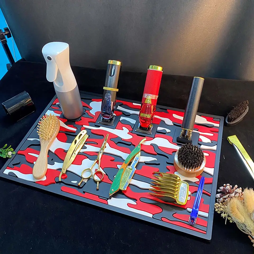 Magnetické holičstvo Magnet Magnet Strip Silikone Barber Tools Organizátor pre kaderník