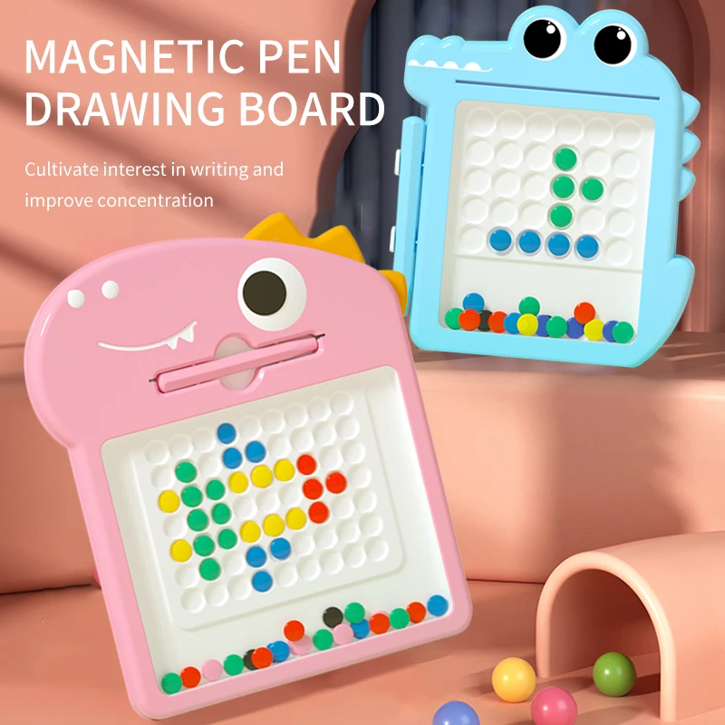 Magnetické kreslenie kreslenia Detský magnetický pero detská doska pre deti Dievčatá Vzdelávacie hračky