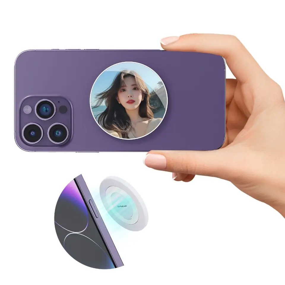 Magnetické magnetické zrkadlo Smartphone Video Selfie Selfie Mirror Accessories Streaming Selfie pre iPhone 16/14/14/13/12