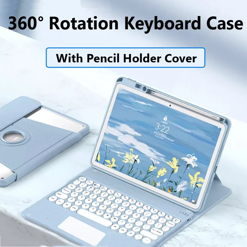 Magnetické puzdro pre Xiaomi Pad 6S Pro 12.4 6 Pro 11inch 2023 5 11 palcov pre Redmi Pad SE 11 palcov 720 Rotačné puzdro Trackpad Keyboard puzdro