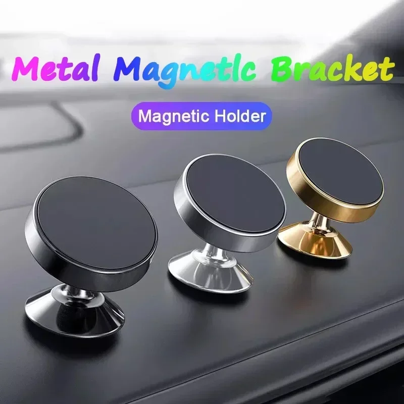 Magnetický automobil Držiak mobilného telefónu Magnet Mount Bracket Mobet Stand Stand V aute pre iPhone 13/12/13/14 Samsung Redmi Xiaomi