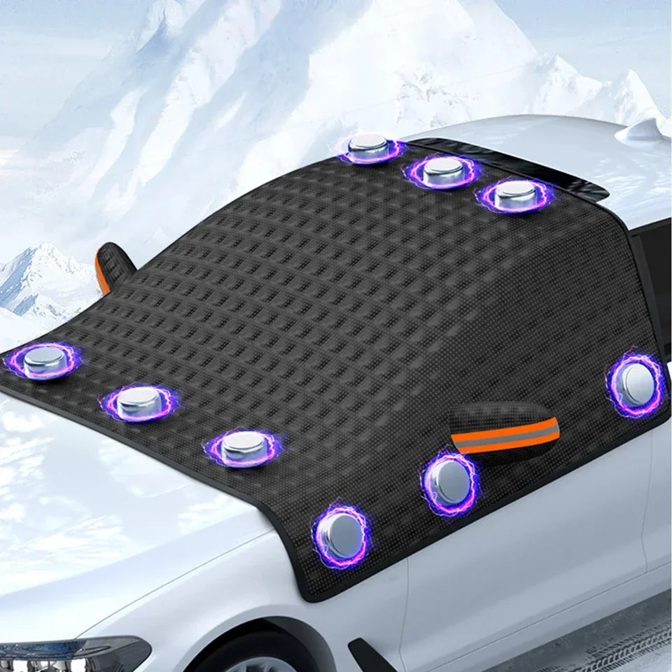 Magnetický automobil Snehový ľad Ochranné okno Čelné sklo Slnko predné zadné zadné sklo kryt