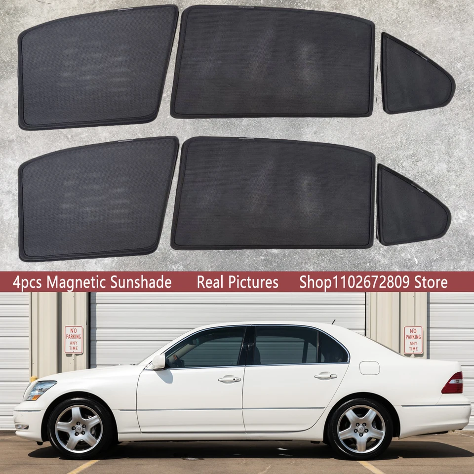 Magnetický automobil Sunshade Shield predné čelné sklo rámový záves slnečných odtieňov pre Lexus LS430 LS 430 2002 - 2005 2004 2003 Príslušenstvo