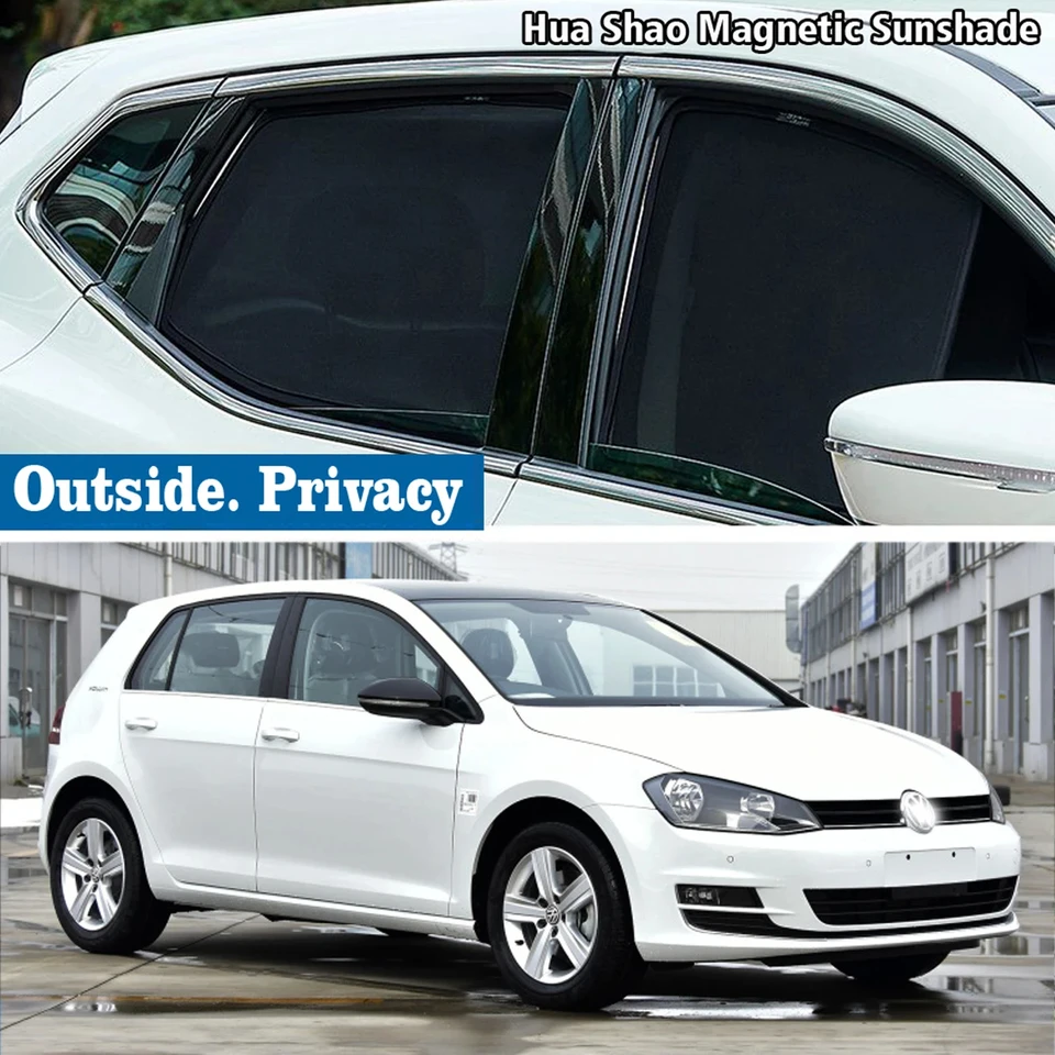 Magnetický automobil Sunshade Shield Rámový záves na slnečnom tieni pre Volkswagen VW Golf 7 Variant Alltrack 2013-2019 Príslušenstvo
