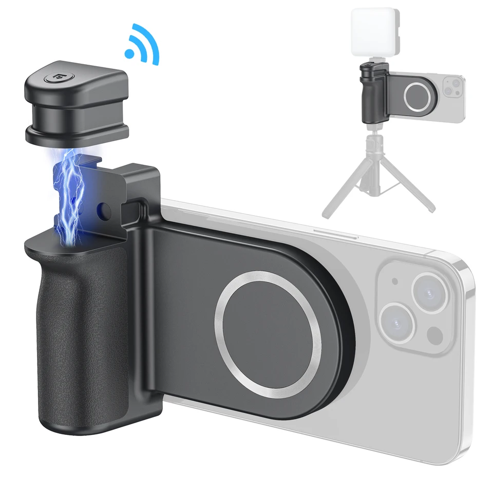 Magnetický grip na ruke telefónu Snapgrip pre ručnú ruku Magsafe Bluetooth Rukover diaľkového ovládača Shutter W/ 1/4 