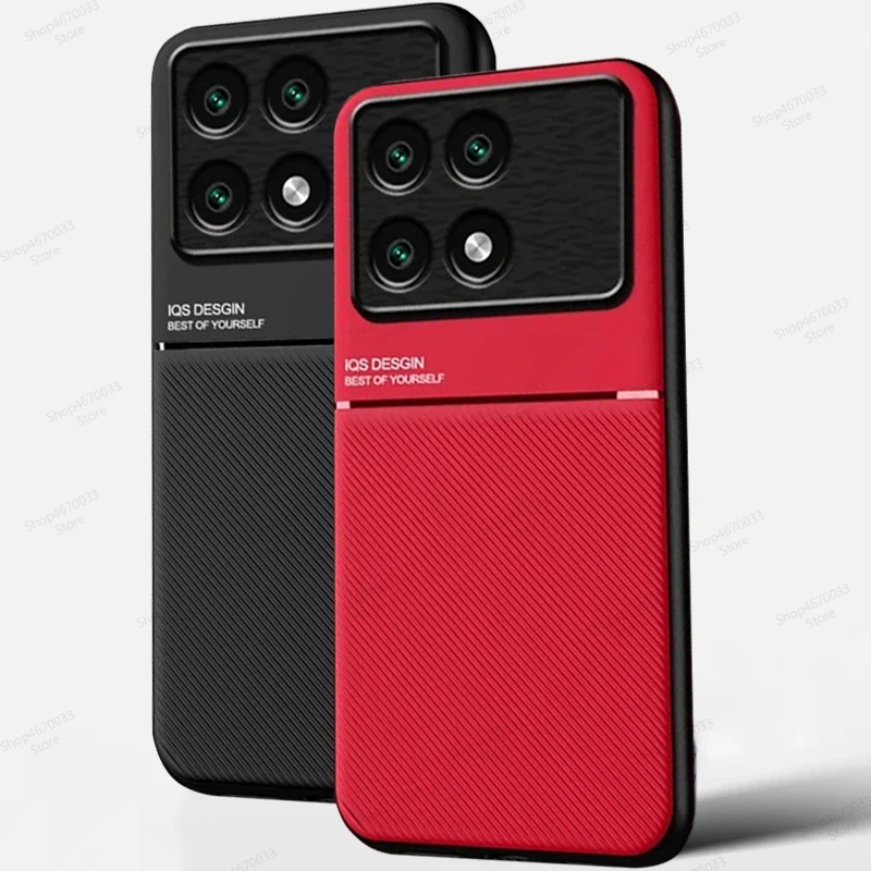 Magnetický matný pancierový puzdro pre Poco X7 F6 M6 X6 Pro C65 M5S M5 X4 F4 GT X3 NFC Kožený kryt pre POCO F5 X5 X4 M4 M3 Pro F3