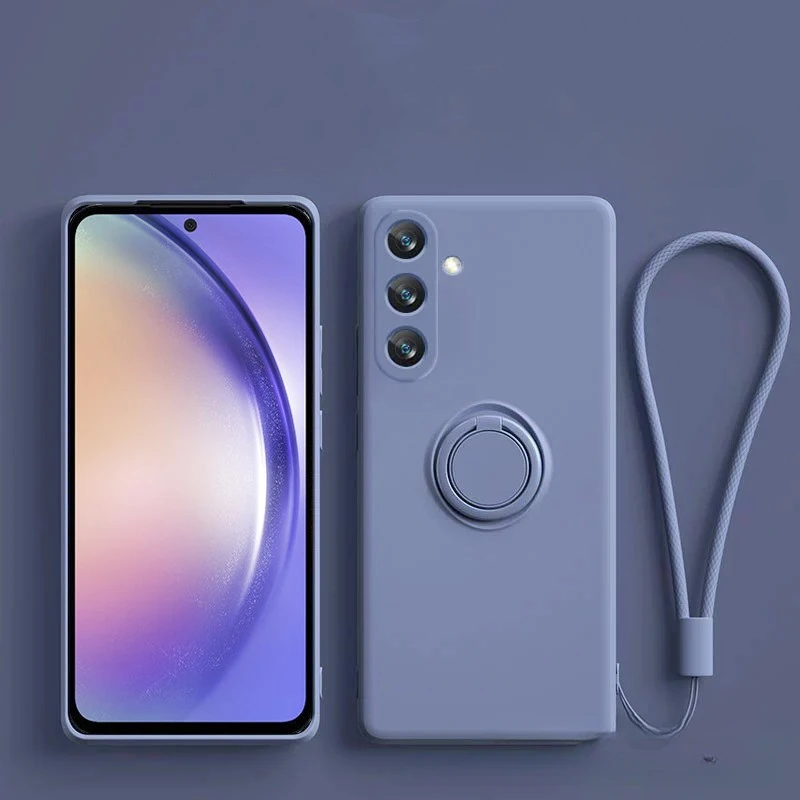 Magnetický silikónový prsteňový prsteň pre puzdro pre Samsung Galaxy S24 Fe S25 Ultra S23 S22 Plus A16 A06 A36 A05 A05S A15 A14 A54