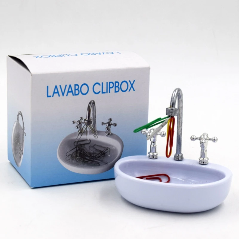 Magnetics papier spona Dispenzer faucet dizajn dizajn papierového dekorácie pre papierové sponky push Pins Hairclips 24bb