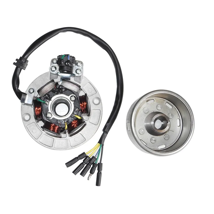 Magneto stator rotor súprava s osvetlením pre Yinxiang YX 150cc 160cc Kayo BSE SDG SSR Pit Pit Bike Dirt Motor Cross
