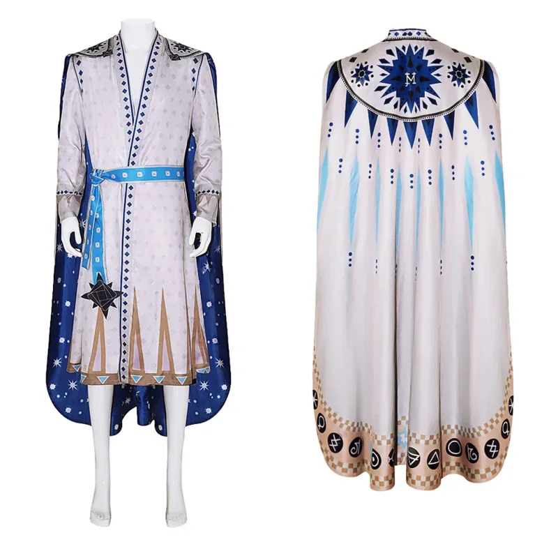 Magnifico Wish King Cosplay Asha kostým pre dospelých mužov Muž Halloween Karneval maskovanie rolí