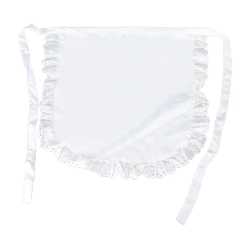 Maid cosplay zástera dievčatá cosplay pas, zástera polovica zástery kuchynka