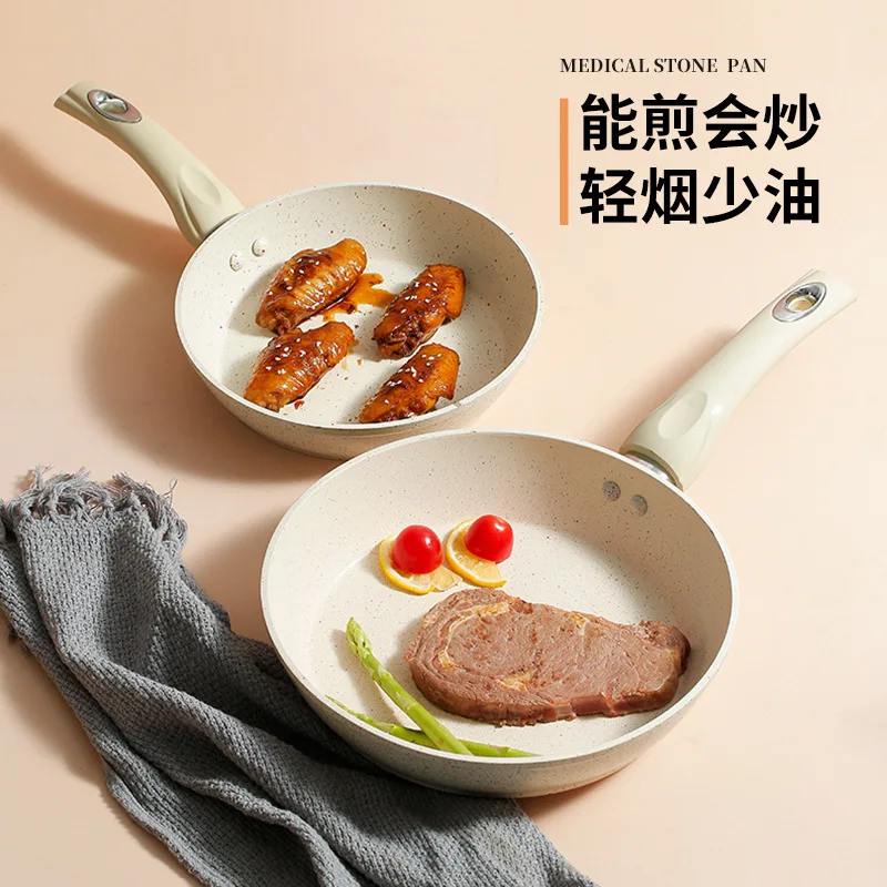 Maifanshi panvicu nonstick panvicu 24 cm 28 cm vaječko steak steak