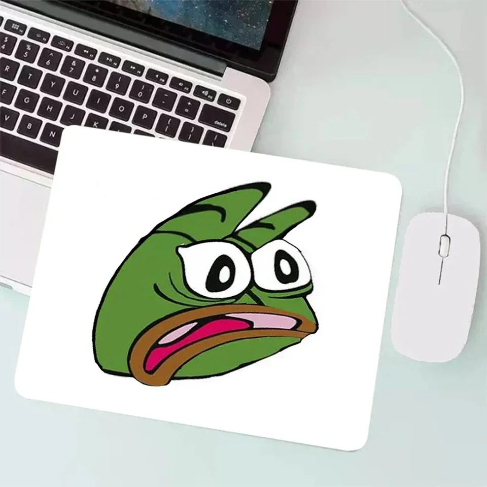 Mairuige Funny Frog Square Gum Gum Mouse Pad Computer Office vynikajúca pohodlná na zníženie únavy rúk veľkej veľkosti Dest Mat