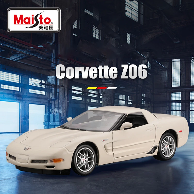 Maisto 1:24 Chevrolet Corvette Z06 Zliatina automobilov a hračky vozidlá Model Model Miniature Model CAR Hračky pre deti