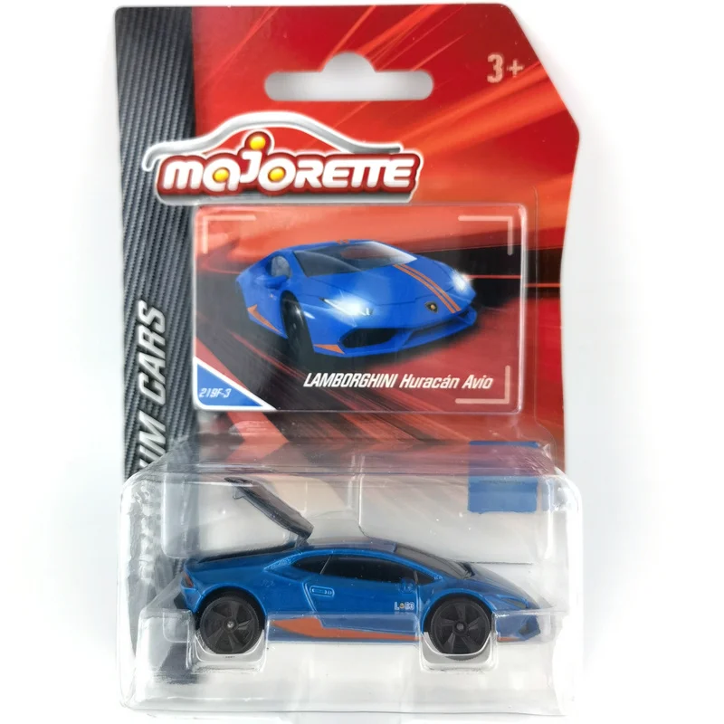 Majite prémiové autá Lamborghini Huracan Avio 1/64 Diecast Model Car Kids Hračky darček