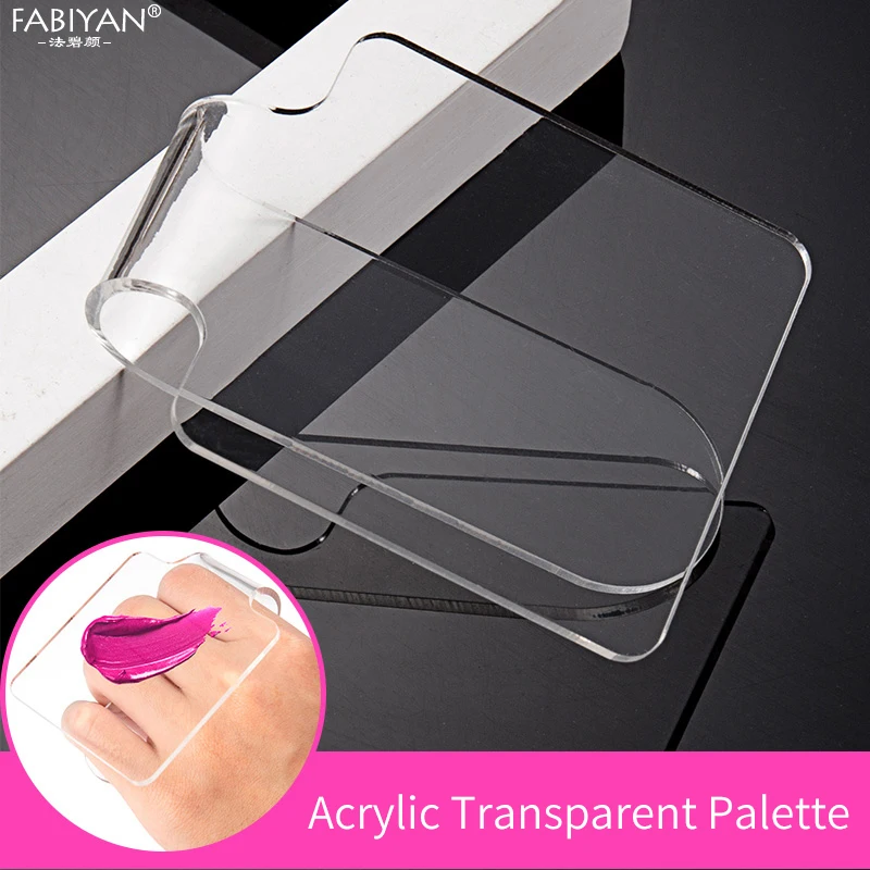 Make -up paleta akrylová číra nechty umenie manikúry poľský gél základy Eyeshadow DIY Mixing Pigment maľba voda farebný náradie