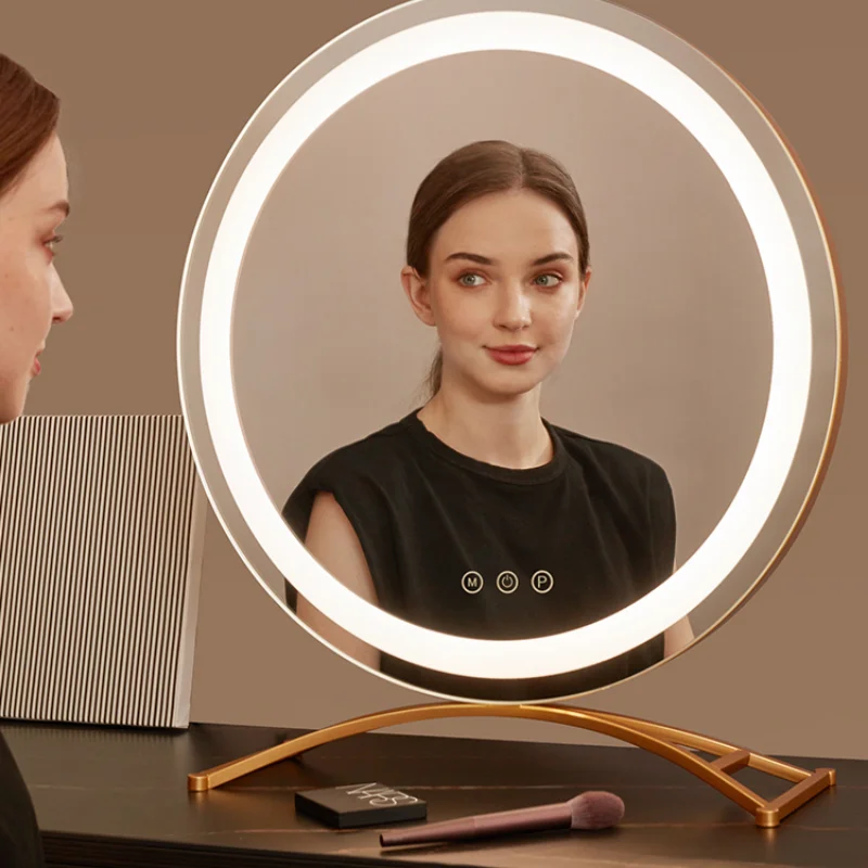 Make -up zrkadlo so svetlami osvetlené kozmetické zrkadlo s lanmi s LED svetlami pre šaty spálne stolové dosky Najlepšie darčeky pre dievčatá ženy