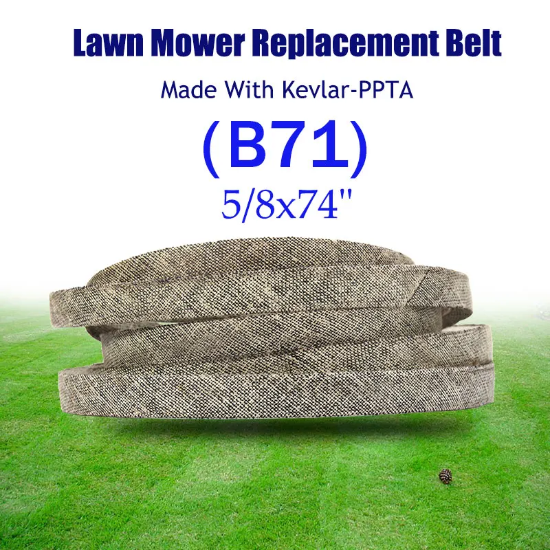 Make with Kevlar Mower Belt 5/8x74 