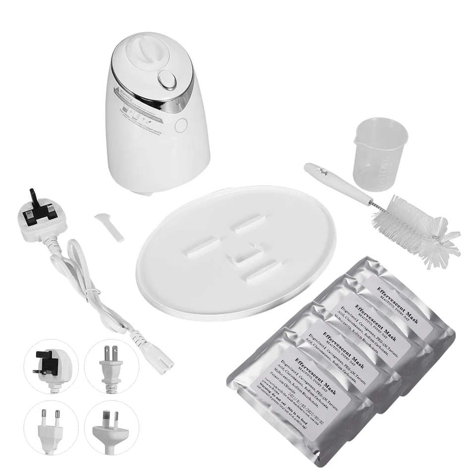 Maker masky na tvár 3 typy DIY prírodné ovocie rastlinná starostlivosť o tvár kolagén kozmetický stroj 110v-240V