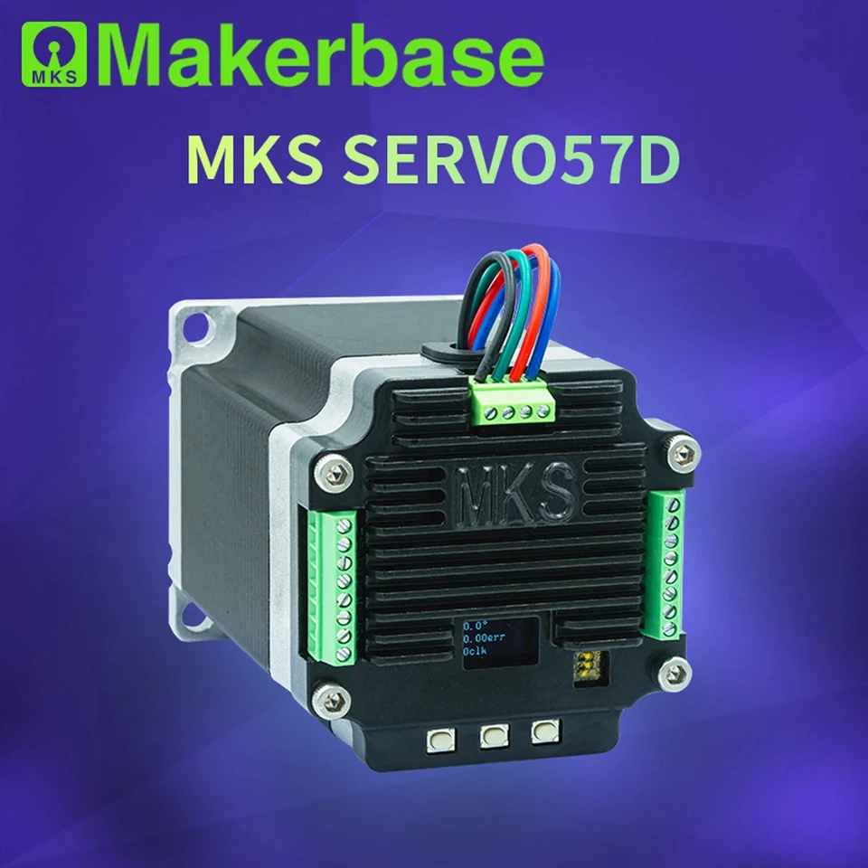 Makerbase MKS Servo57d NEMA23 Ovládač vozidla s uzavretým slučkom CNC 3D tlačiareň pre gen_l foc ticho a efektívne