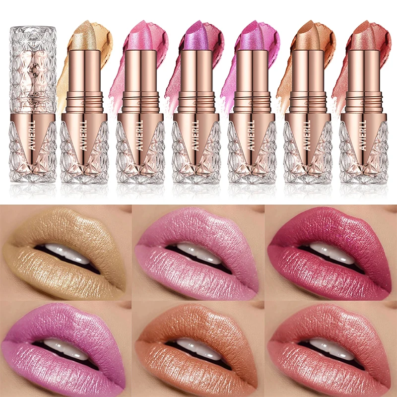Makeup Matt Lipstick Peruzka Kozmetika kozmetický odtieň pery 24 hodín vodné rúžy odolné za labu