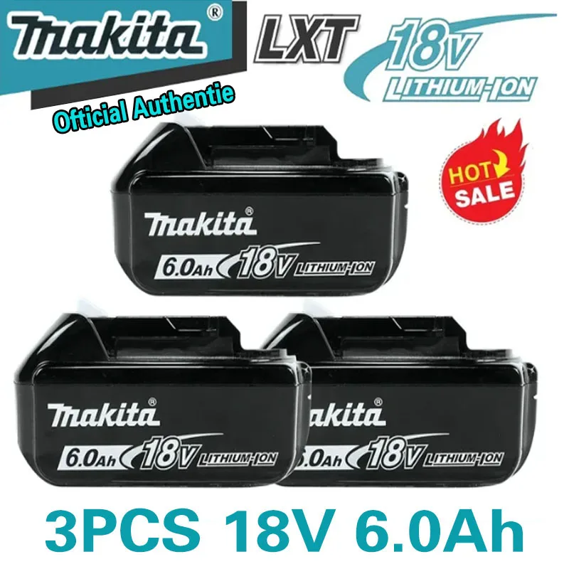 Makita 18V batéria 6AH 5AH 2AH LI-ION Náhrada LXT BL1860B BL1860 BL1850 BL1830 DHP482RFX9 BL1815 LXT400 pre sudné vŕtačky