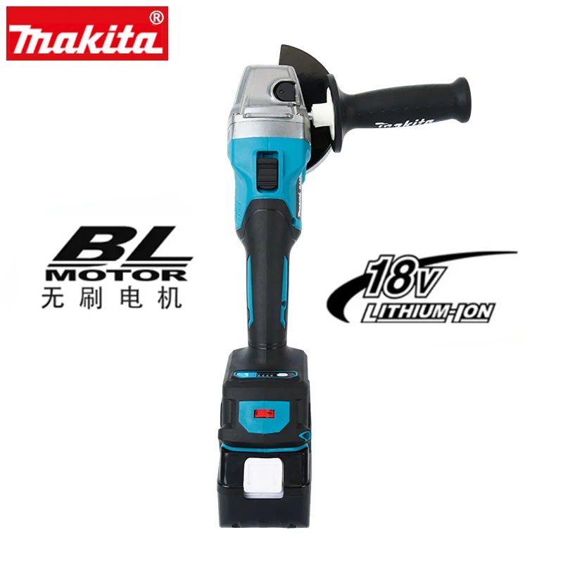 Makita nabíjateľný uhlový mlynček bez kefy lítium elektrický rukový mlyn ručný uhol mlynčeka GA035G