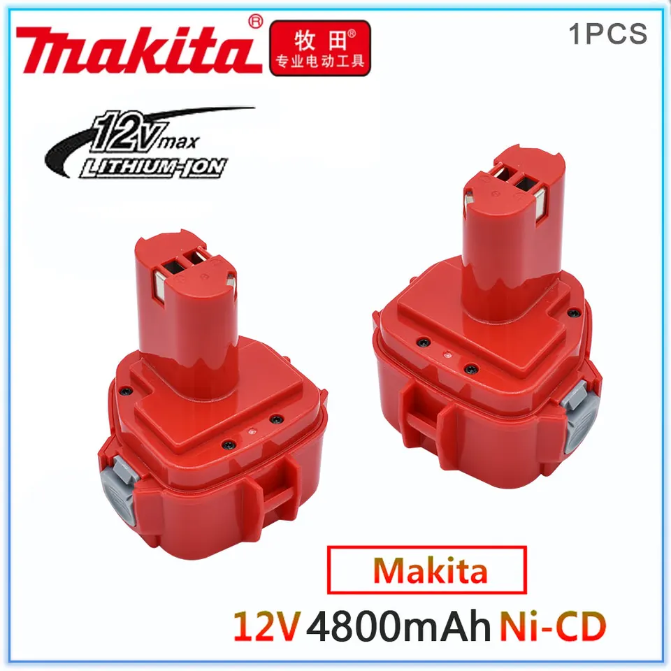 Makita PA12 12V 48000MAH NI-CD Nabíjateľné batérie Výmena batérie 12V elektrické náradie Bateri 1220 1222 1235 1233S 6271D