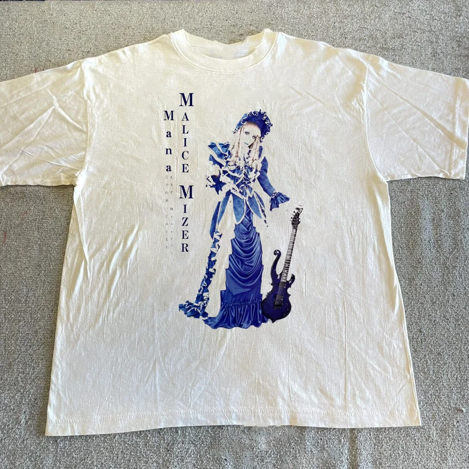 Malice Mizer Band a gitara krátke rukávy v plnej veľkosti unisex tričko