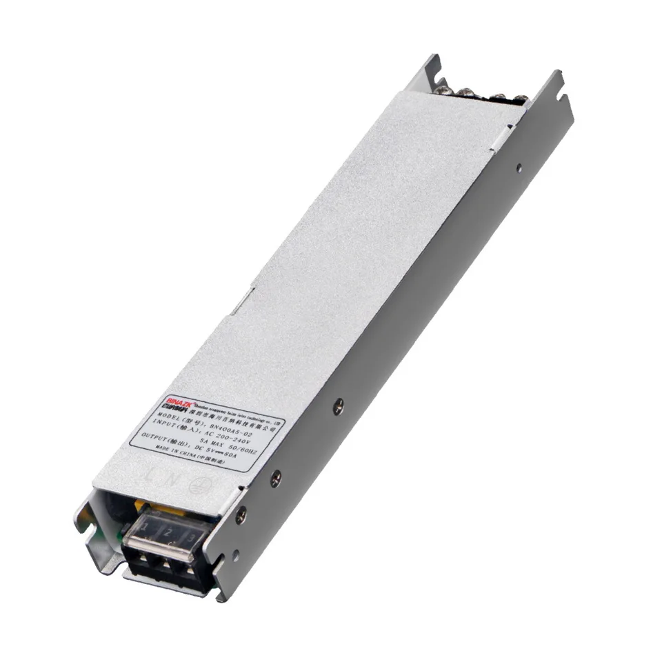 Malá veľkosť DC5V 80A 400W prepínač napájacieho zdroja AC220V na DC Konštantný vodič transformátora 220*48*26 mm
