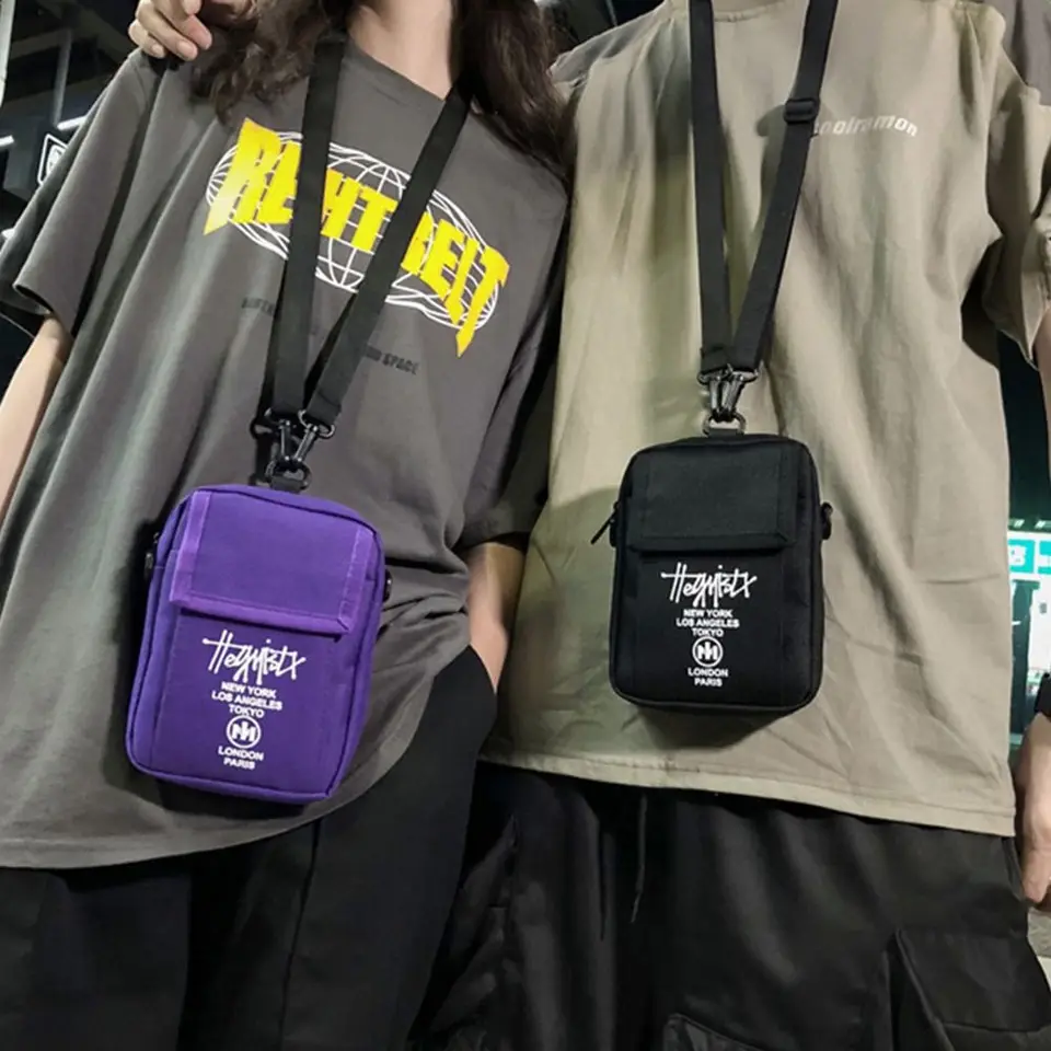 Malé malé ramenné taška ulica Hip Hop Hop Mobile Mobile Classic Bag Classic Japanese Magazine Cross Body Bag pre tínedžerov
