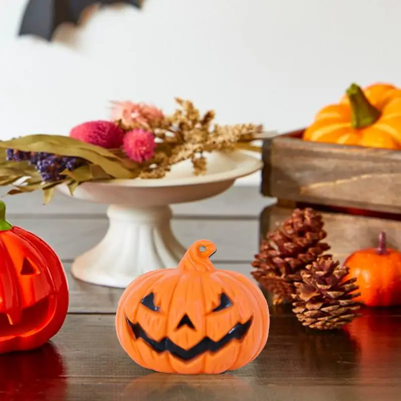 Malé svetlo tekvica LED svetlá pre stolný stôl dekor oranžový jack-o-liter svetlo LED LED svetlo Halloween Pumpkin Light Up Small