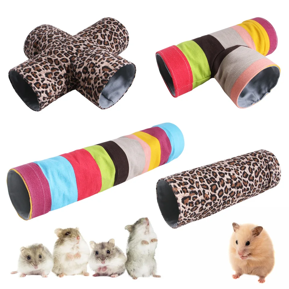 Malé zvieratky zrútiteľné plátno tunel Pet Pet škrečok výcvik Hideout Tunnels pre morčatá Pet Pet Play Tubes