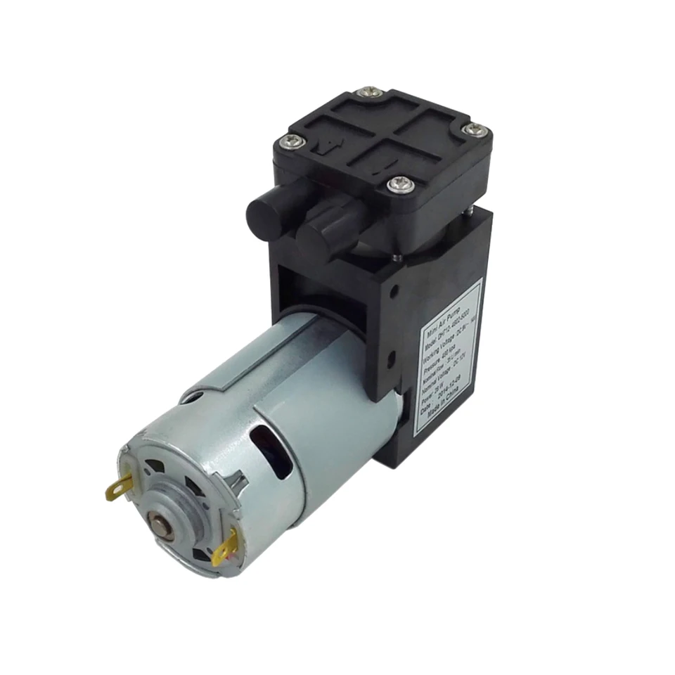 Malý 25 W 60 kPa DC Vákuové čerpadlo Mini vzduchové čerpadlo Vzduchový kompresor 20 l/min