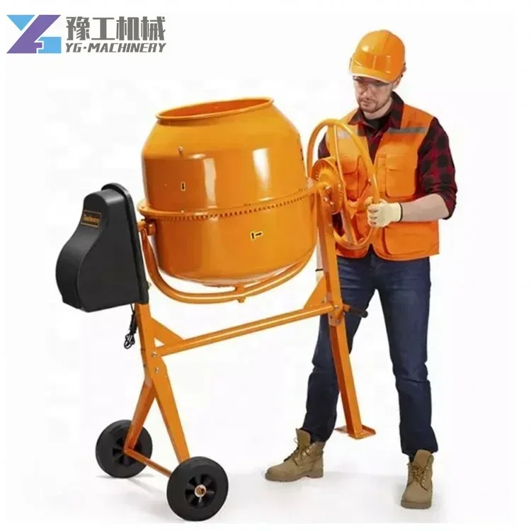 Malý horizontálny bubonový betónový betón s prívodom továrne na hydraulické čerpadlo