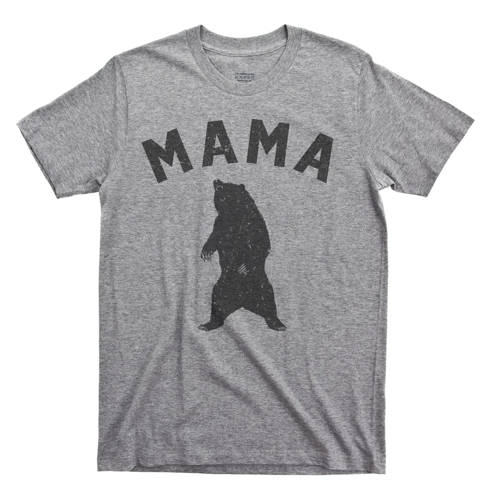 Mama Bear T košele matky deň mama život sprcha materstvo odhaľte darček odpalisko