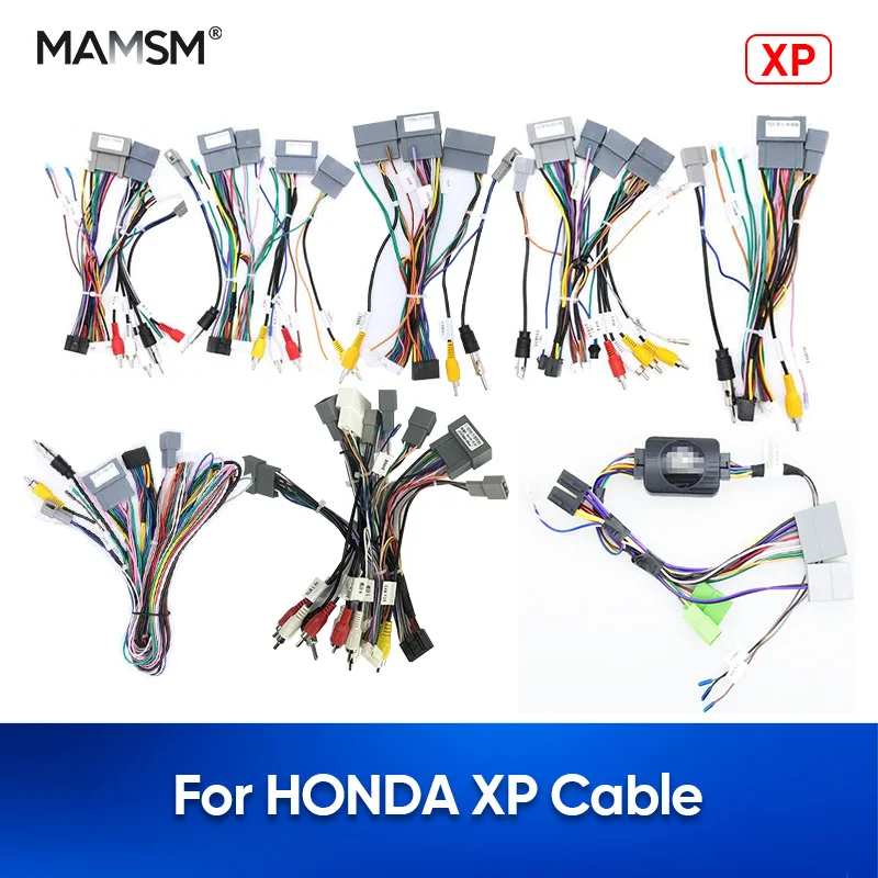 MAMSM pre Honda Civiv CRV Greiz Crider Accord XP káblové káble káblová kábla zväzok Android Screen Screen Multimedia Video Player Rám