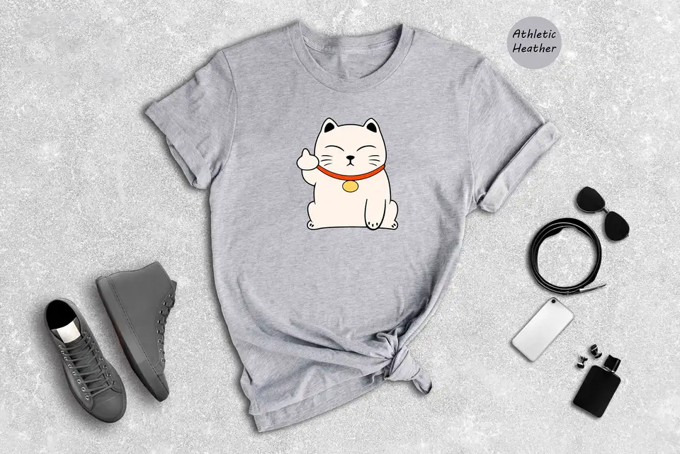 Maneki Neko Cat prostredný prst pre teba