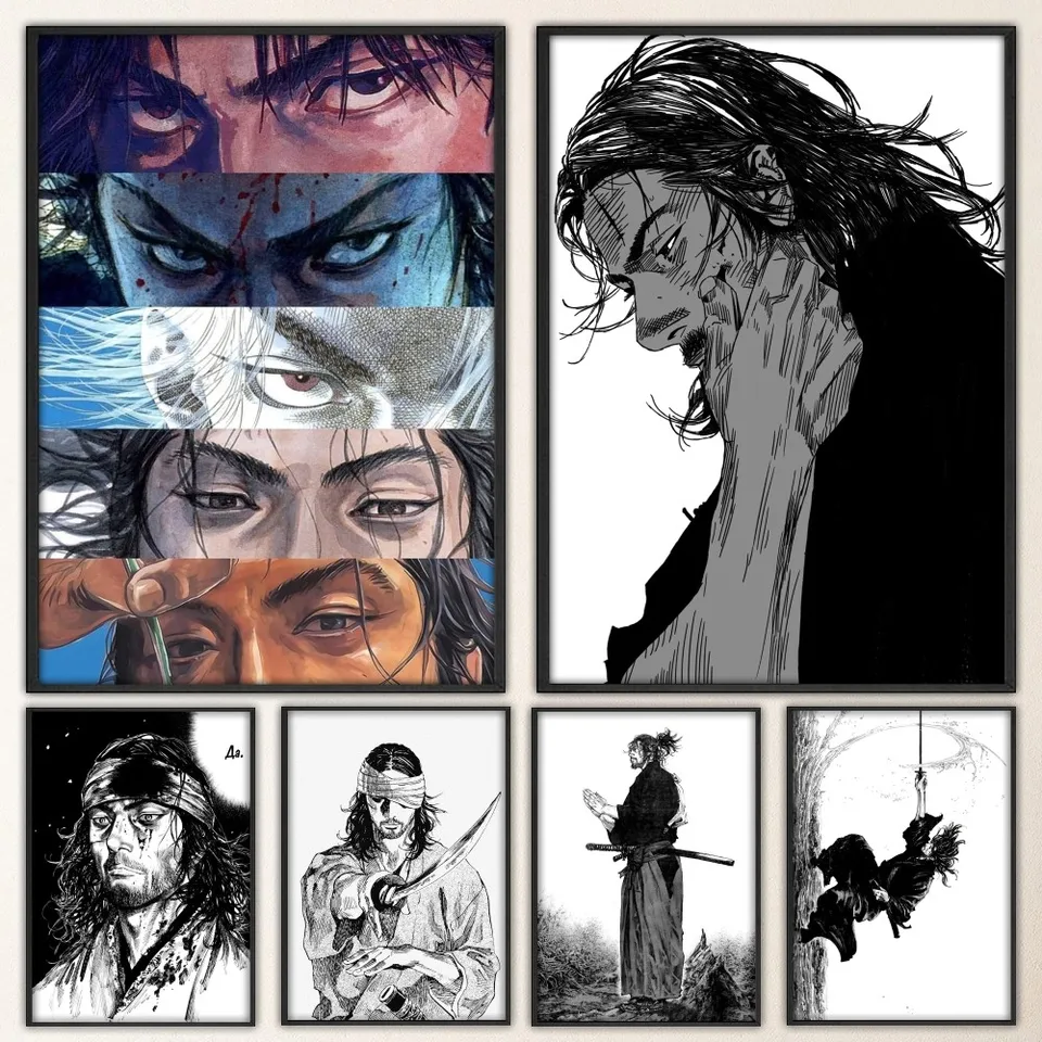 Manga V-Vagabond plagát výtlačky plagátu nástenná maľovanie spálňa obývacia izba nástenná bare slepka na reštauráciu Veľká