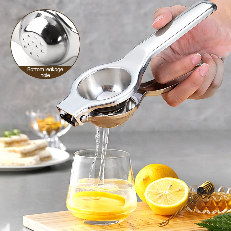 Manuál z nehrdzavejúcej ocele Citrus Juicer Ručne lisom citrónové oranžové granátové jablko Stláča